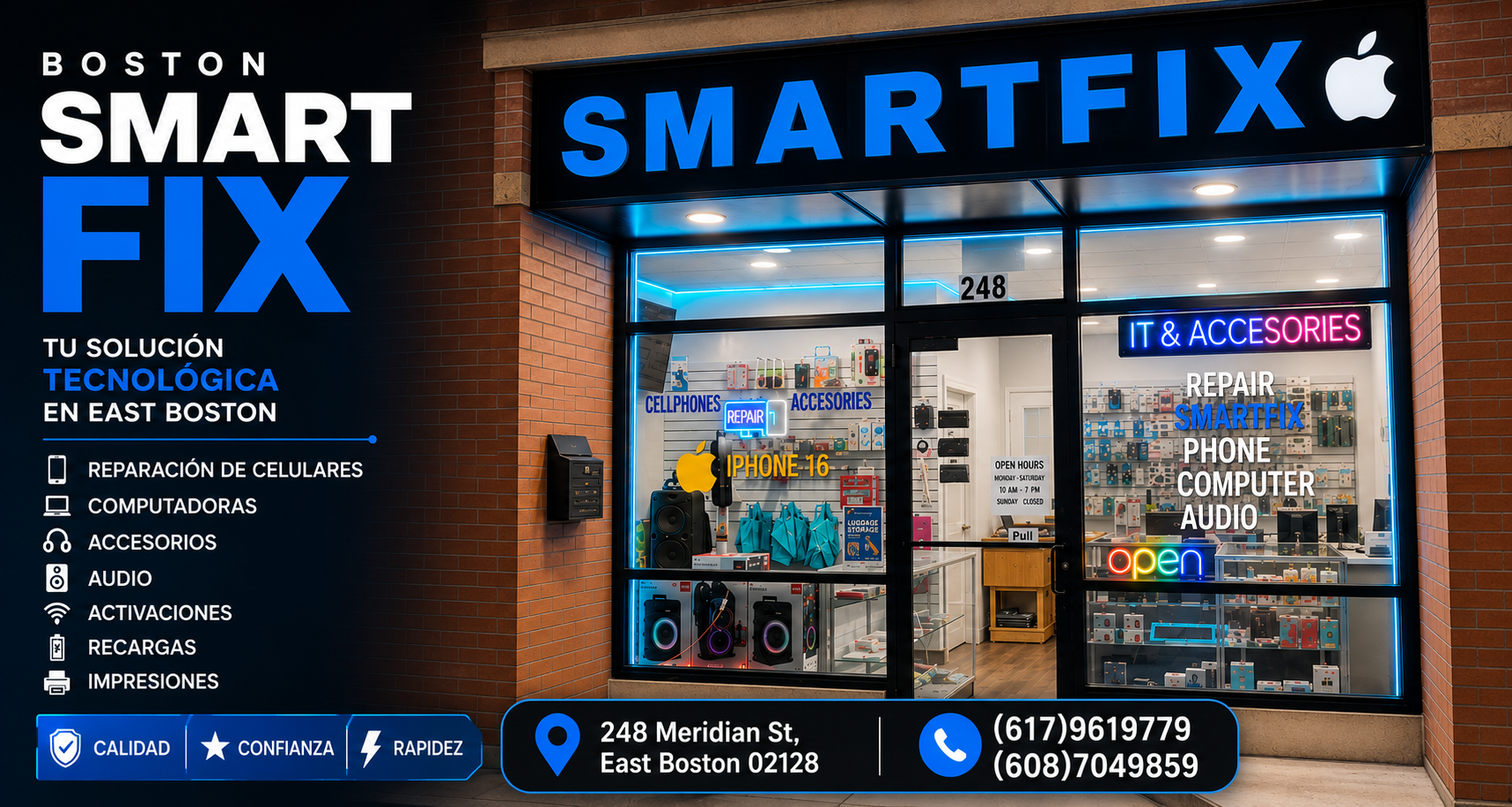 Boston Smart Fix - reparación de celulares, computadoras y accesorios en East Boston